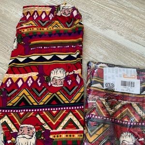Plus size Lularoe Christmas leggings TC